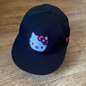 Hello Kitty New Era 59fifty Black Snapback Cap with Accent